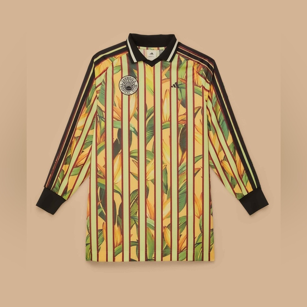 Adidas x FARM Rio Tropical Print Jersey Sporty Dress JD6284 Size Small NWT - Picture 17 of 17